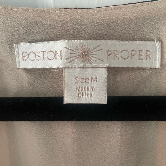 NWT Boston Proper Striped Dress Size M - Picture 3 of 9